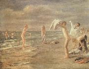 Max Liebermann Boys Bathing Sweden oil painting artist